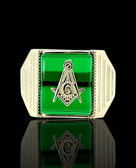 Masonic Symbol Ring / AD