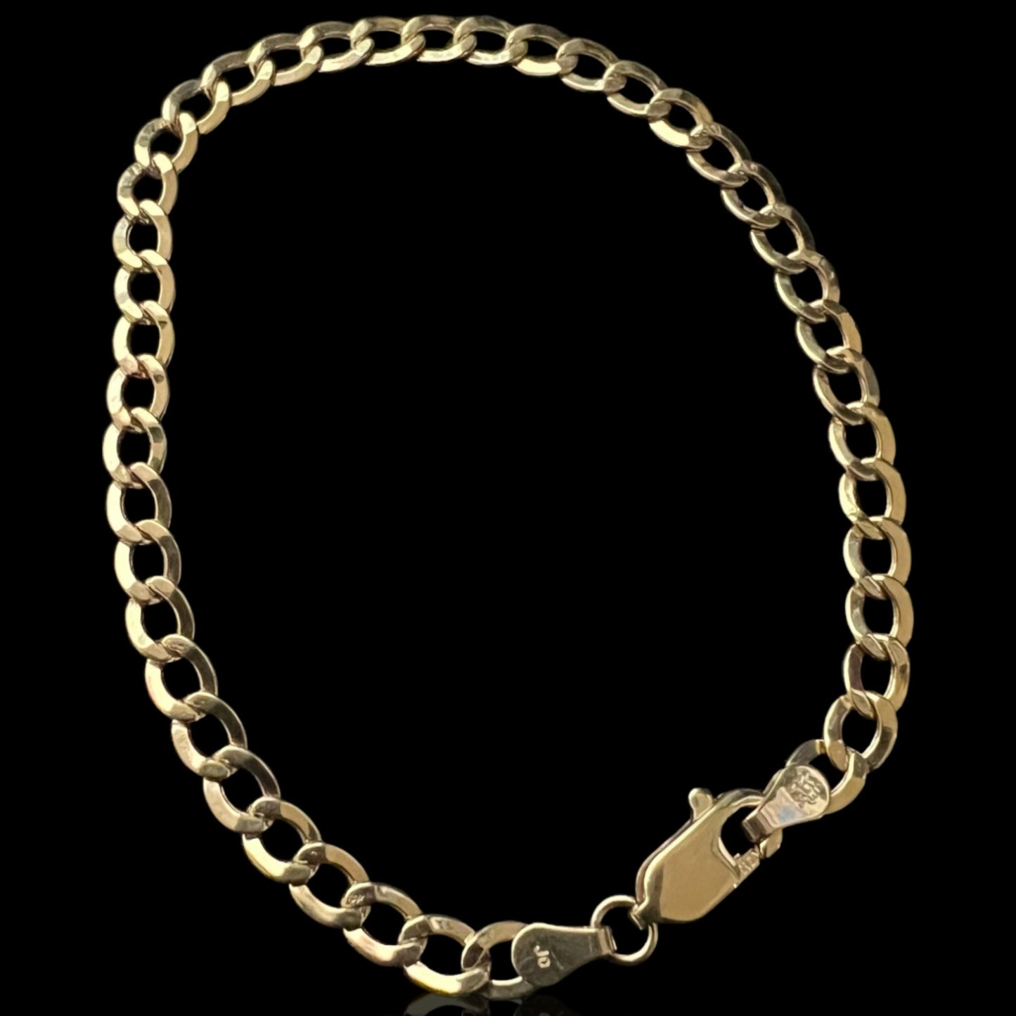 14k Cuban Bracelet Hollow for women 5mm - 7in / AD